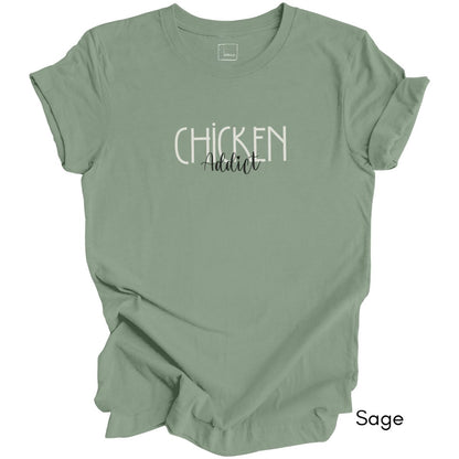 Chicken Addict Unisex Jersey Light Weight T-shirt