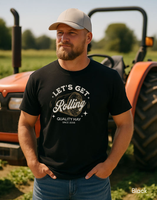 Let's Get Rolling Unisex Light Weight Jersey T-shirt