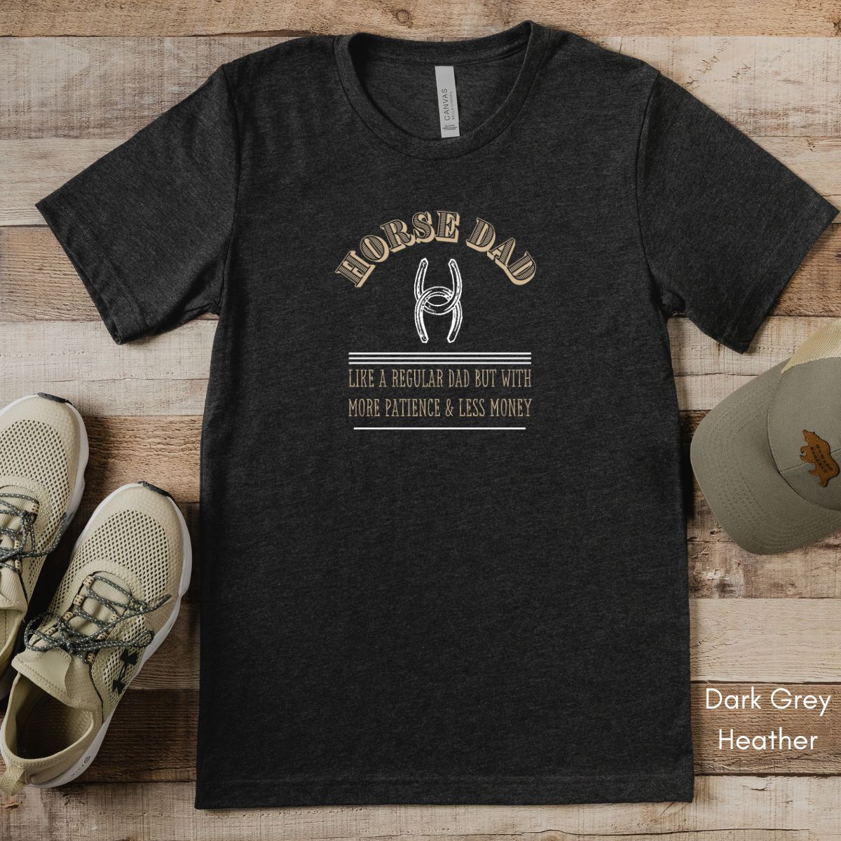 Horse Dad Tee | Unisex Jersey Short Sleeve Tee | Equestrain Dad Tee | Father's Day Gift | Gift for Dad | Horse Lover Tshirt